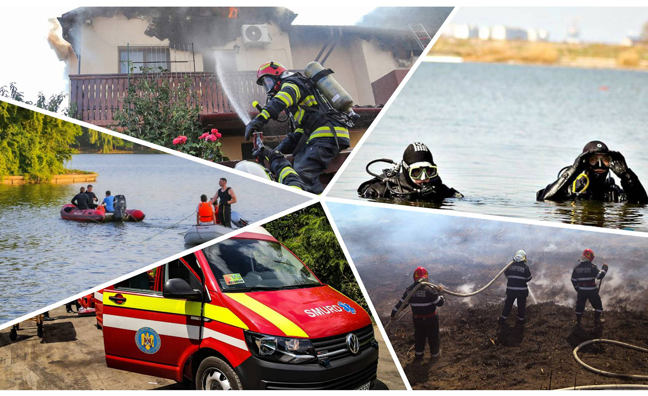 Peste 4900 de intervenții ale pompierilor,în acest sfârșit de săptămână