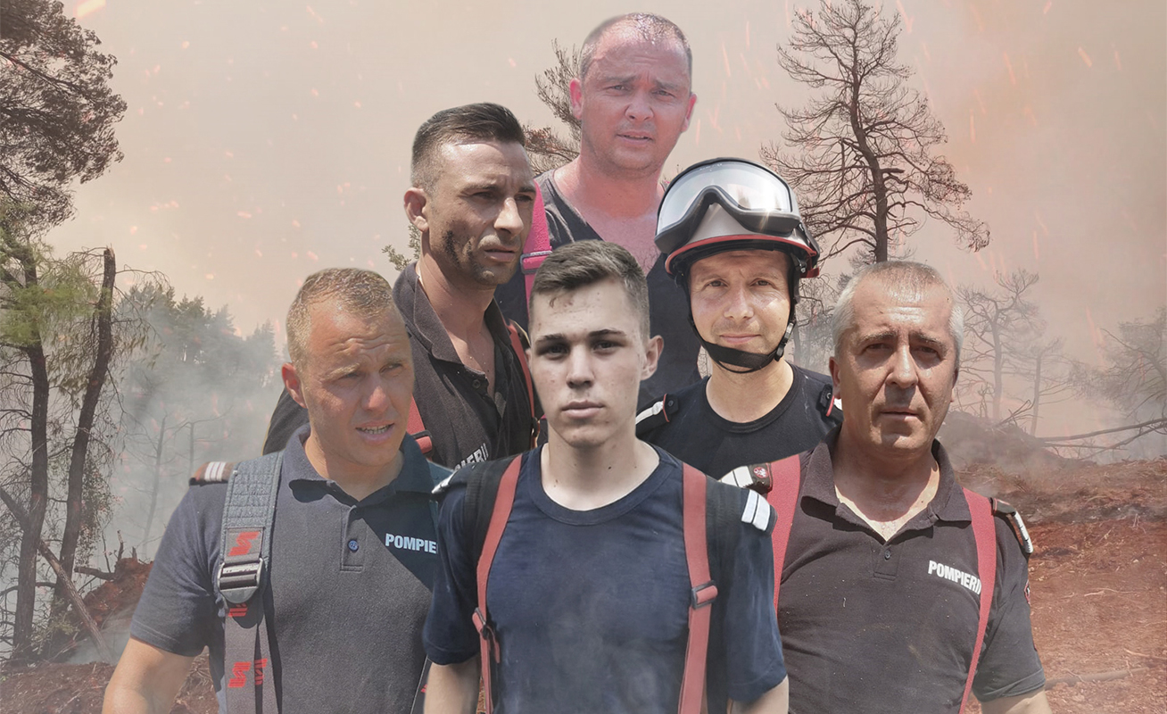A cincea zi de luptă cu incendiile din insula Evia