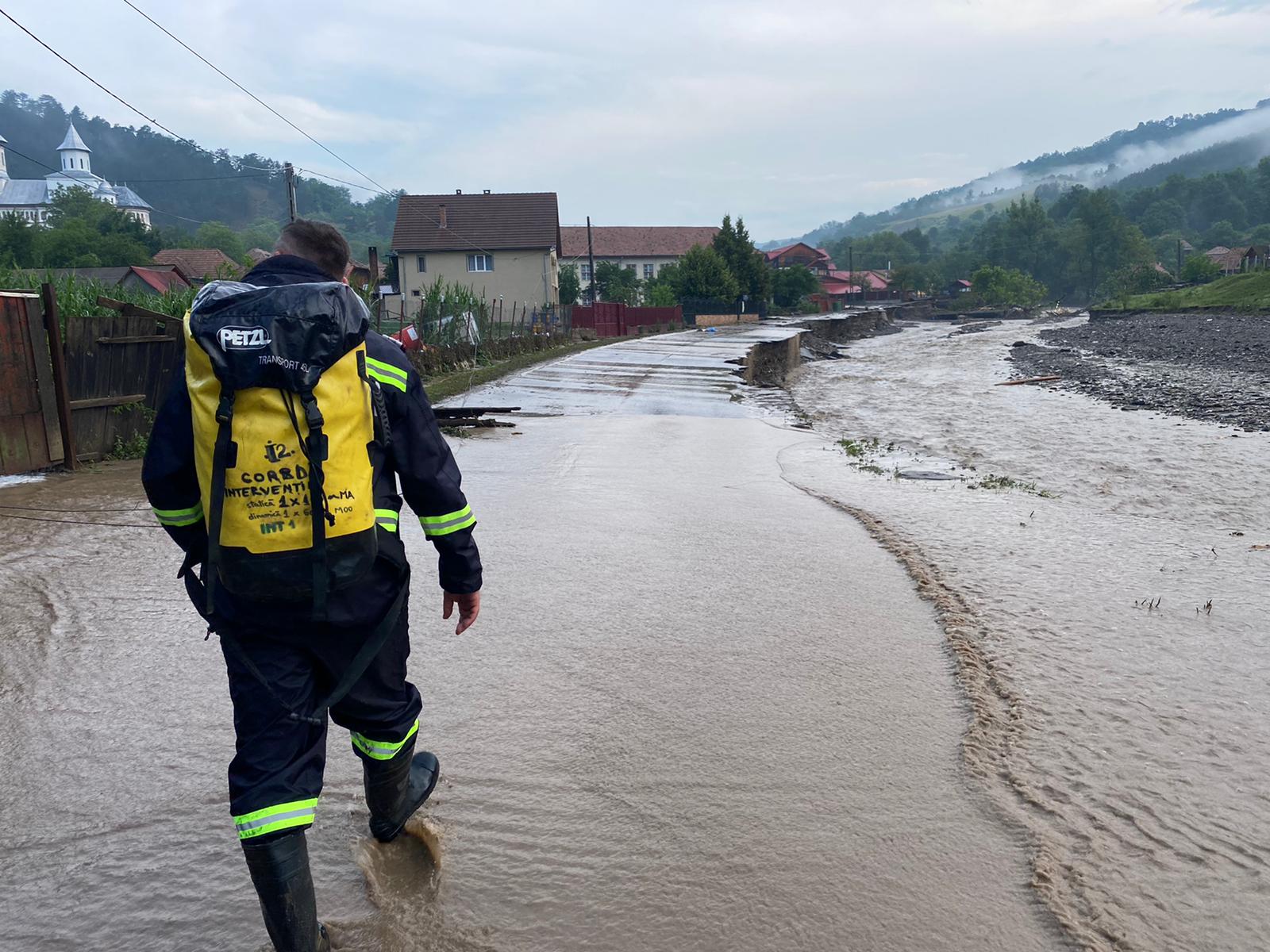 Inundații în județul Alba